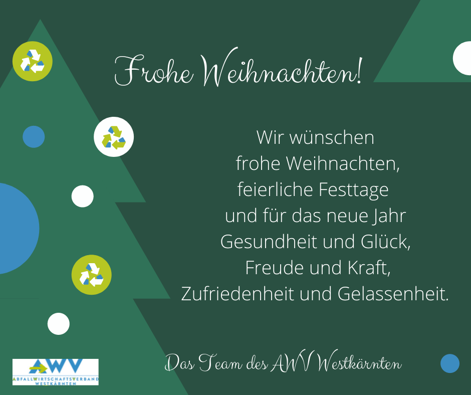 Wir wünschen frohe Weihnachten und ein gutes neues Jahr!